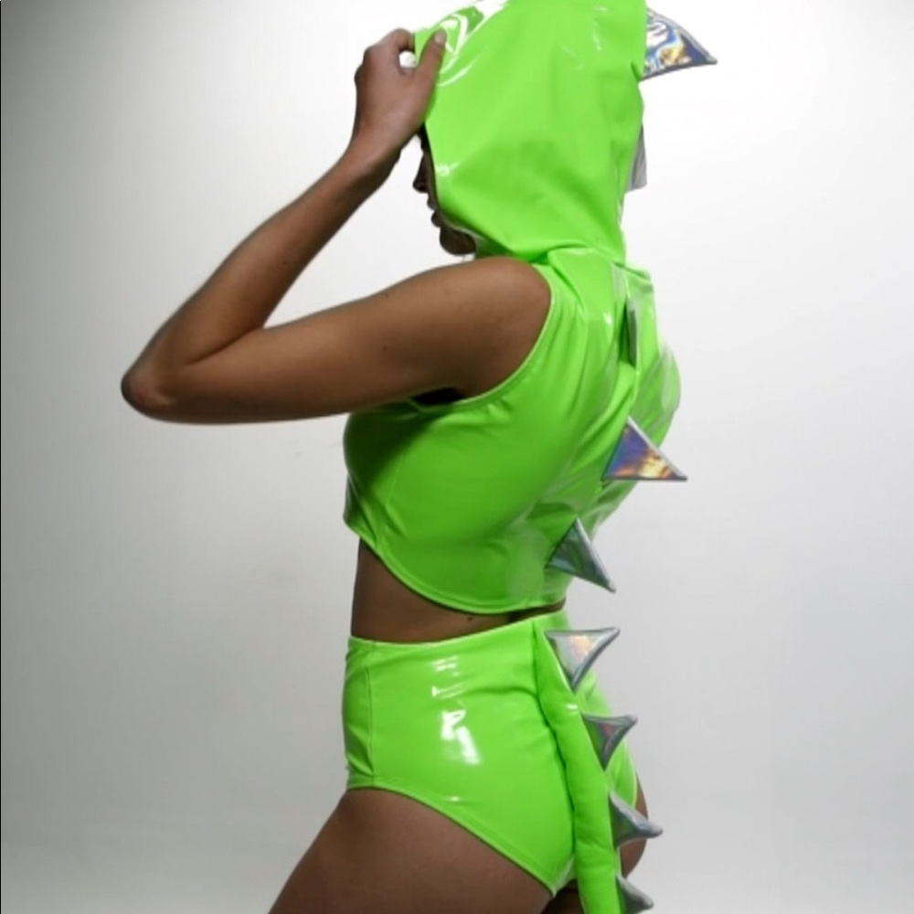 iHeart Raves dino mite costume NEVER WORN